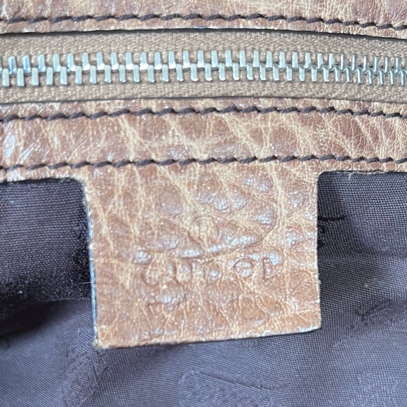 Auth GUCCI Bamboo GG Canvas Tote Bag Beige Brown Leather 232947 Used - Picture 8 of 16